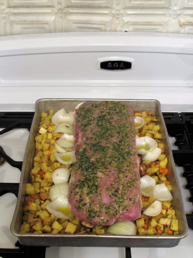 herbed pork loin recipe Father's Day