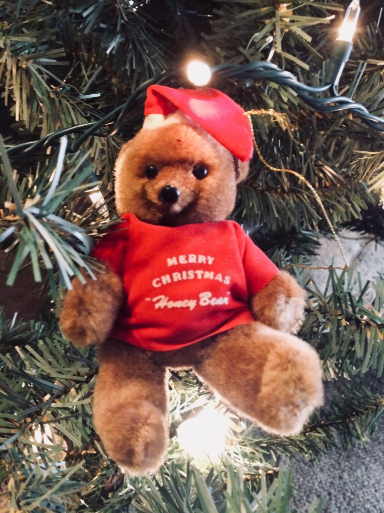 honey bear ornament Christmas traditions homeschool homeschooling