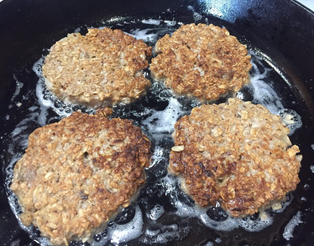 vegetarian oatmeal burgers recipe homeschool homeschooling