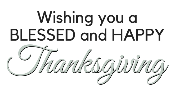 Happy Blessed Thanksgiving greetings