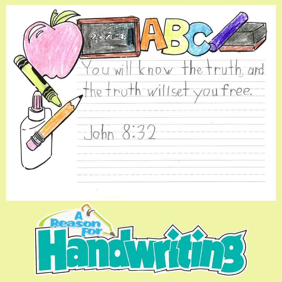 handwriting penmanship homeschool homeschooling A Reason For