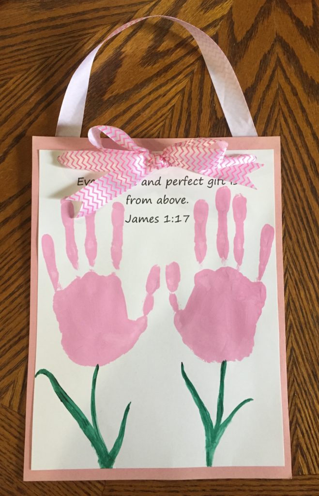 craft Mother's Day handprint