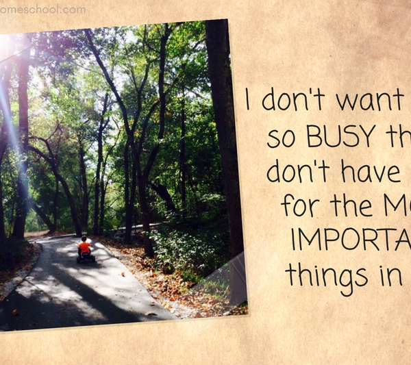 Homeschooling: You Can't Do It All