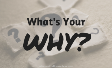 Homeschooling: What's Your WHY?