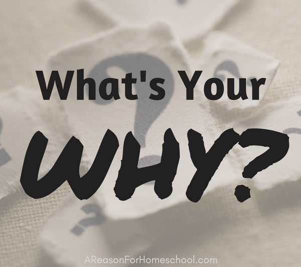Homeschooling: What's Your WHY?