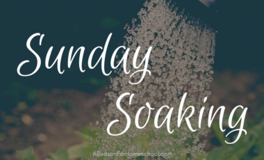 Sunday Soaking devotional