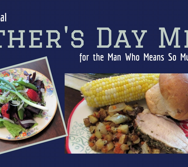 Father's Day herbed pork loin with pan roasted vegetables easy recipe