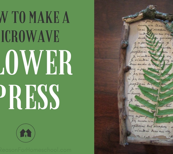Directions for Microwave Flower Press