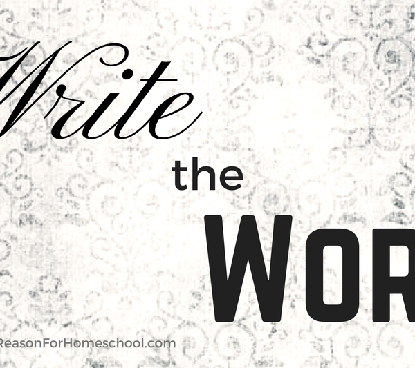 scripture write the word homeschool homeschooling