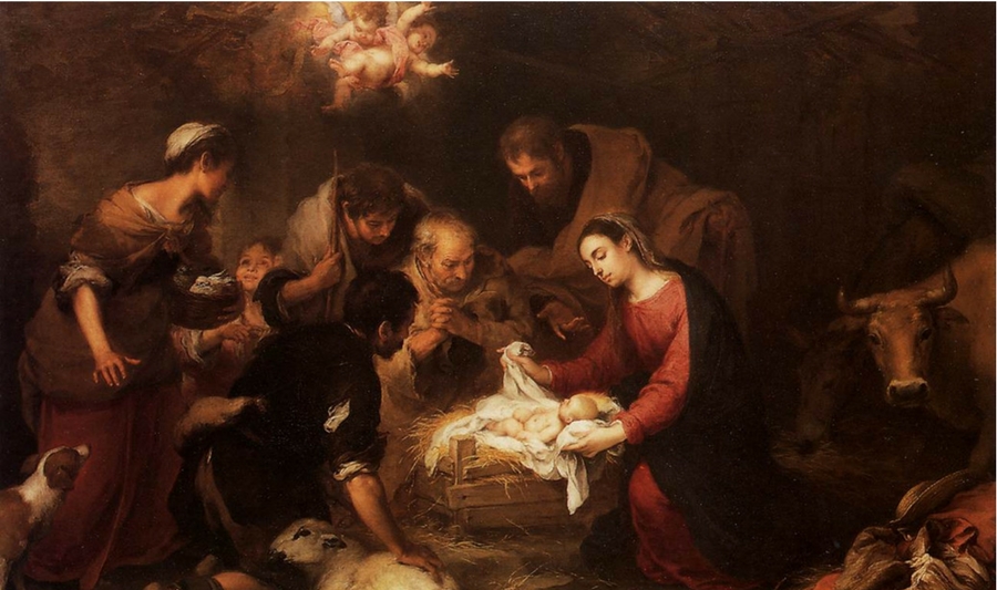 Adoration of the Shepherds, c.1668 - Bartolome Esteban Murillo