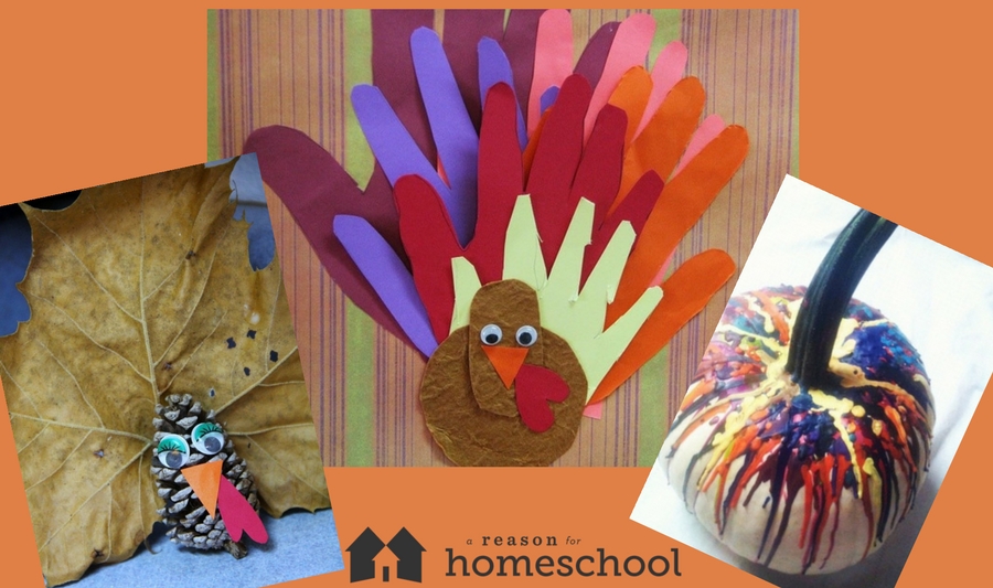 fall autumn crafts kids homeschool homeschooling