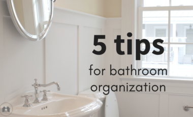 bathroom organization homeschool homeschooling