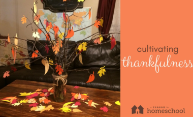 thanksgiving thankfulness craft homeschool homeschooling