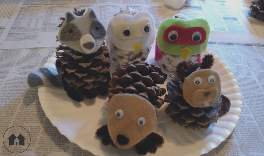 Make Your Own Woodland Pine Cone Creatures - A Reason For Homeschool
