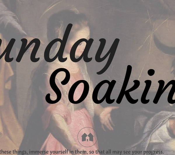 Sunday Soaking Christmas homeschool homeschooling