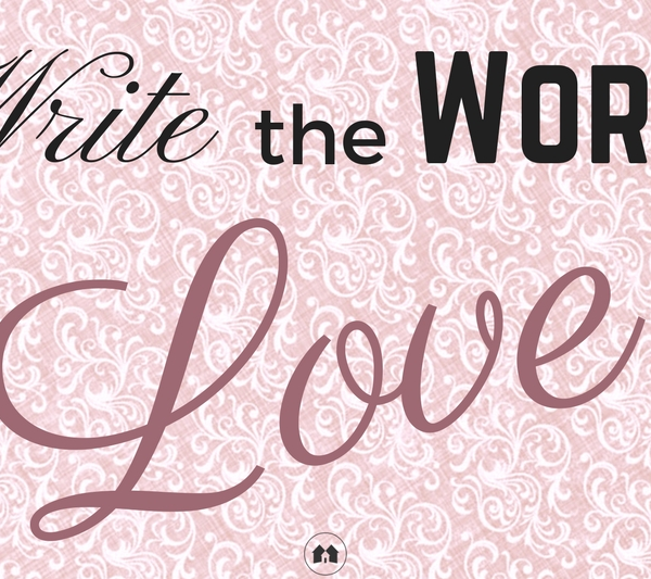 Write The Word Bible scripture journaling LOVE