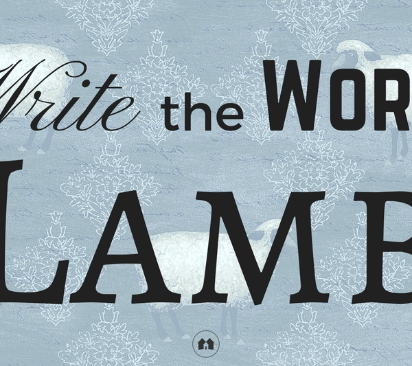 Write The Word Lamb Easter Jesus homeschool homeschooling