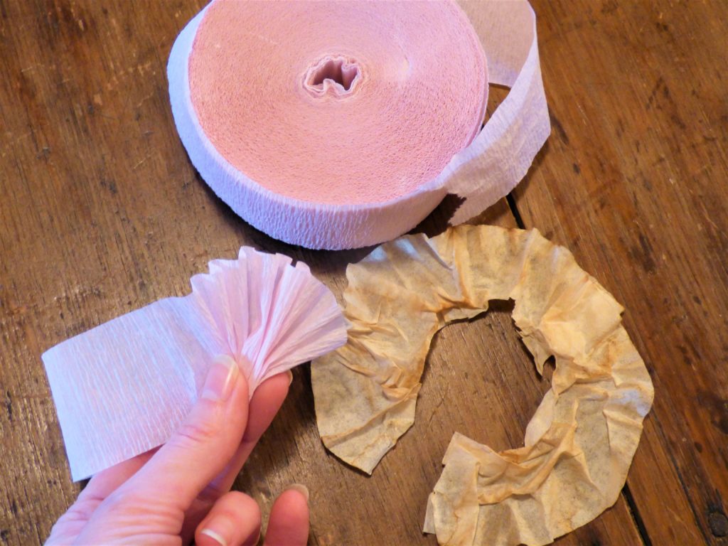 handmade valentine's day cards homeschool homeschooling crepe paper fan