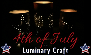 luminary craft Independence Day July 4th luminaries