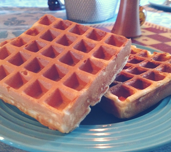 buttermilk waffles simple one bowl
