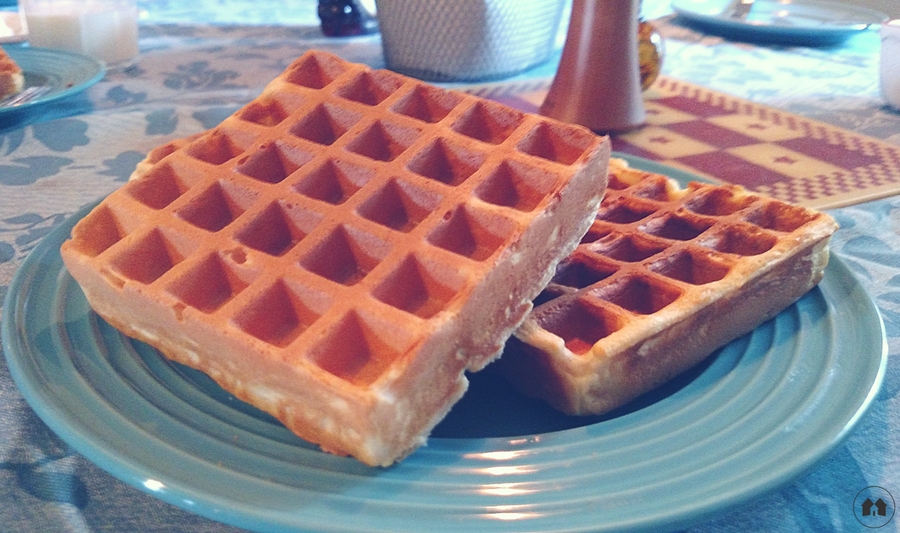 buttermilk waffles simple one bowl