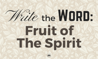 journaling scripture Bible Fruit of The Spirit