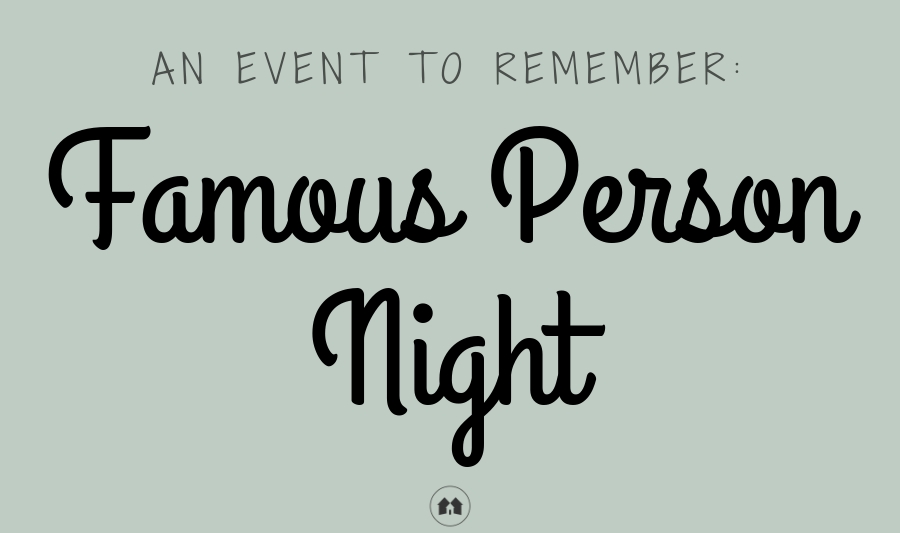 homeschool homeschooling education public speaking event famous person night