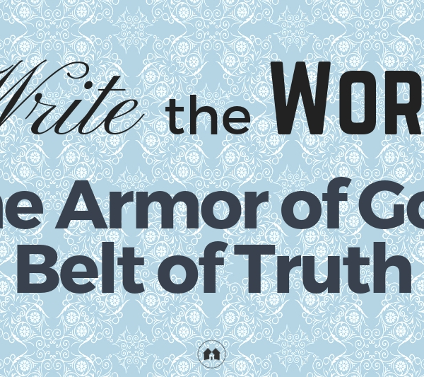 the armor of God devotional encouragement