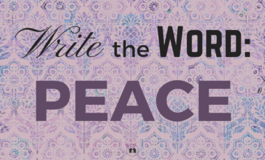 peace scripture Bible journaling homeschool homeschooling