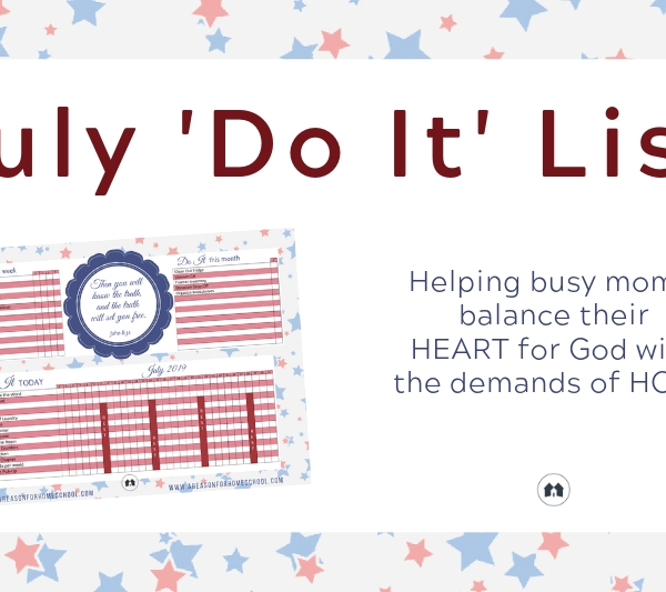 July Do It List organization cleaning bookshelves organizing