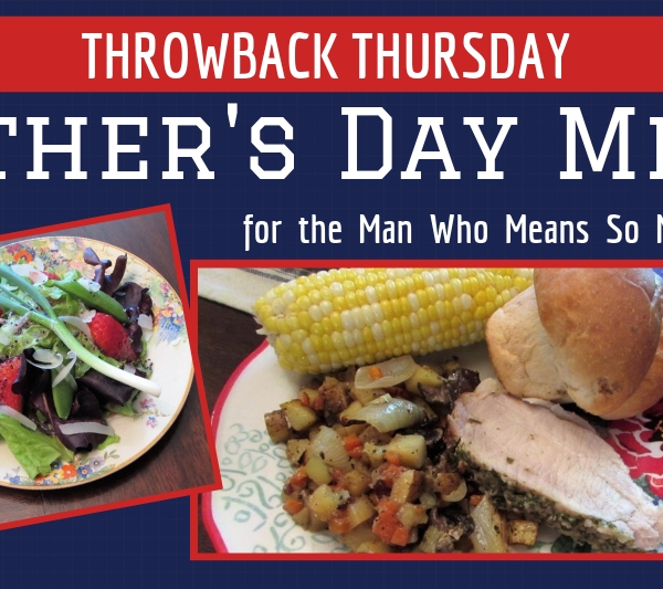Father's Day meal dinner pork loin roast