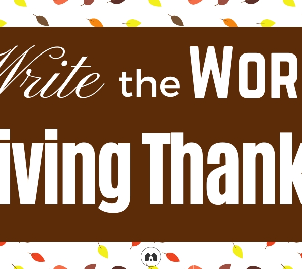 giving thanks Thanksgiving scripture Bible journaling homeschool homeschooling