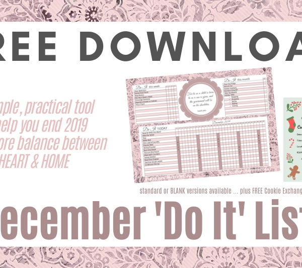 December chores hosting cookie exchange baking mom tips