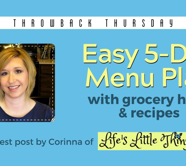 menu planning recipes Life's Little Thingz homemaking meal planning organization homeschool homeschooling