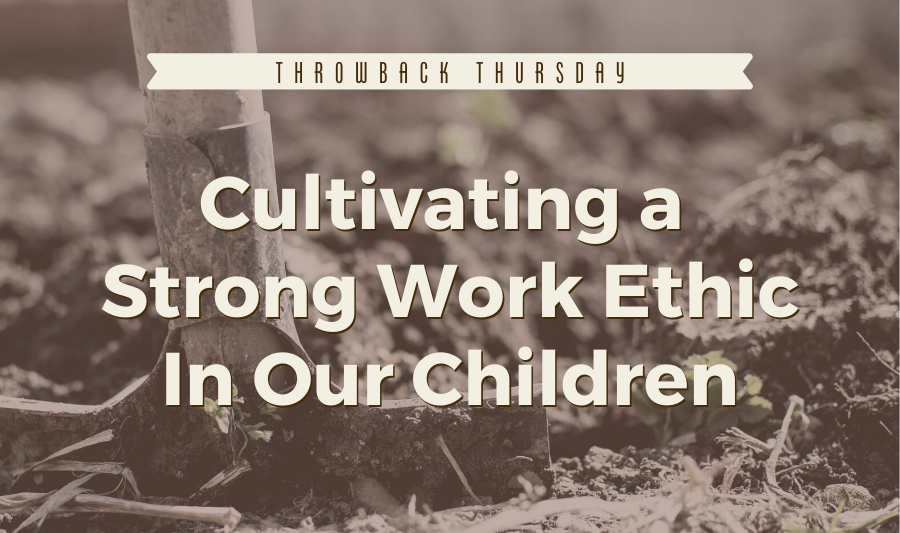 work ethic diligence entitlement selfishness materialism parenting homeschool homeschooling