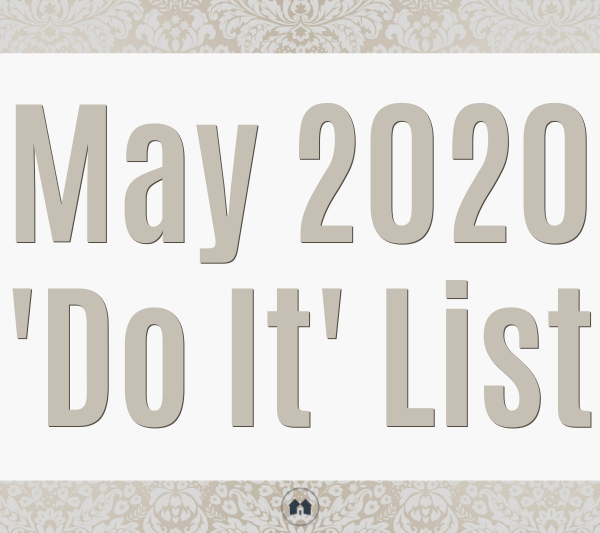 May 2020 Do It List organization home cleaning homemaking prayer